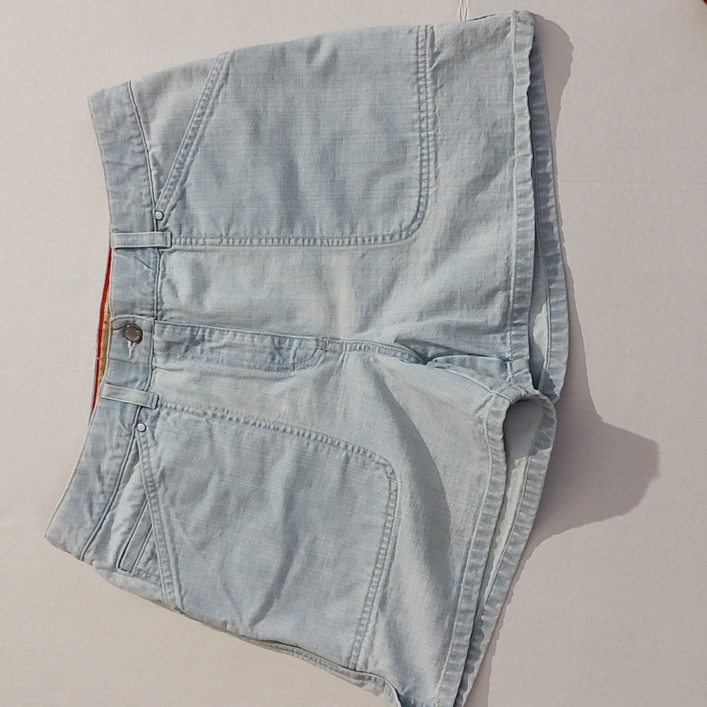 Chambray Jean Shorts Relaxed Fit  by  i.e. sz 10